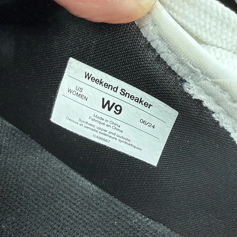 Vessi Womens Weekend Sneaker Size 9 Waterproof White Knit Casual Shoe Athletic